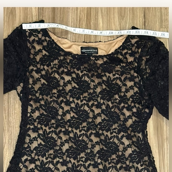 Connected Apparel Lace Dress - Floral Pattern, Versatile & Stylish, Size 8P - Picture 7 of 13